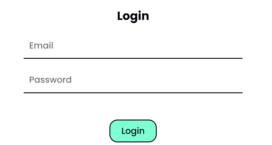 Login Page Project 